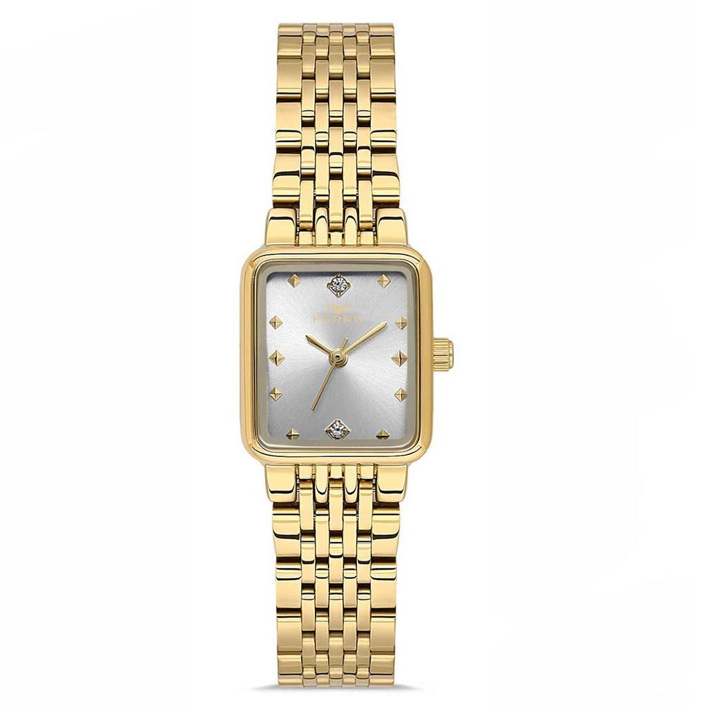 FERRO, FL21791A-B Yellow Gold Women's Watch - Khaled Watches Lebanon