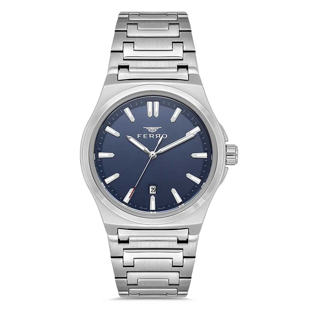 FERRO, FM11503A-A3 BLUE MEN'S WATCH - Khaled Watches Lebanon