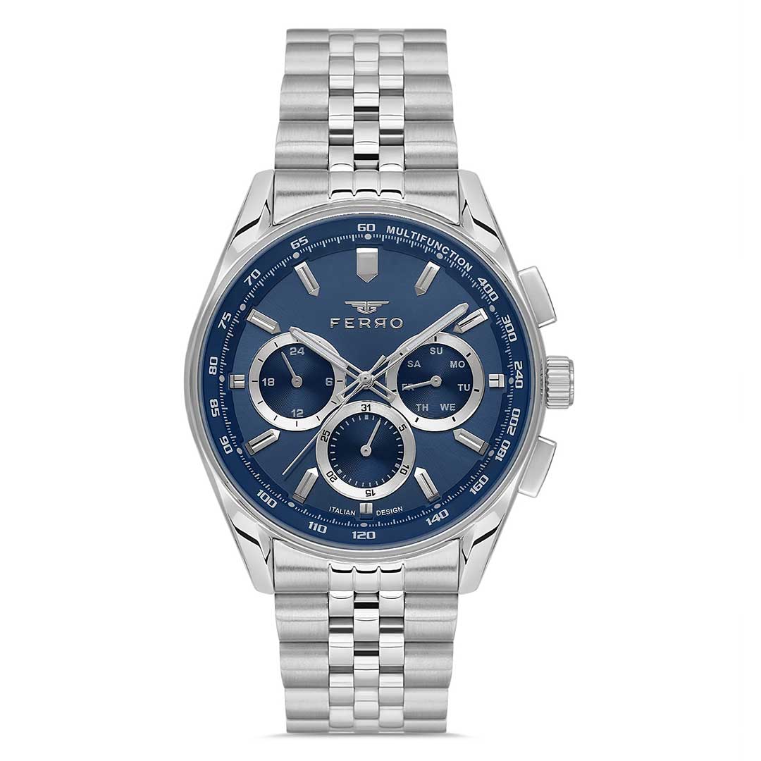 FERRO, FM11749A-A3 BLUE MEN'S WATCH - Khaled Watches Lebanon