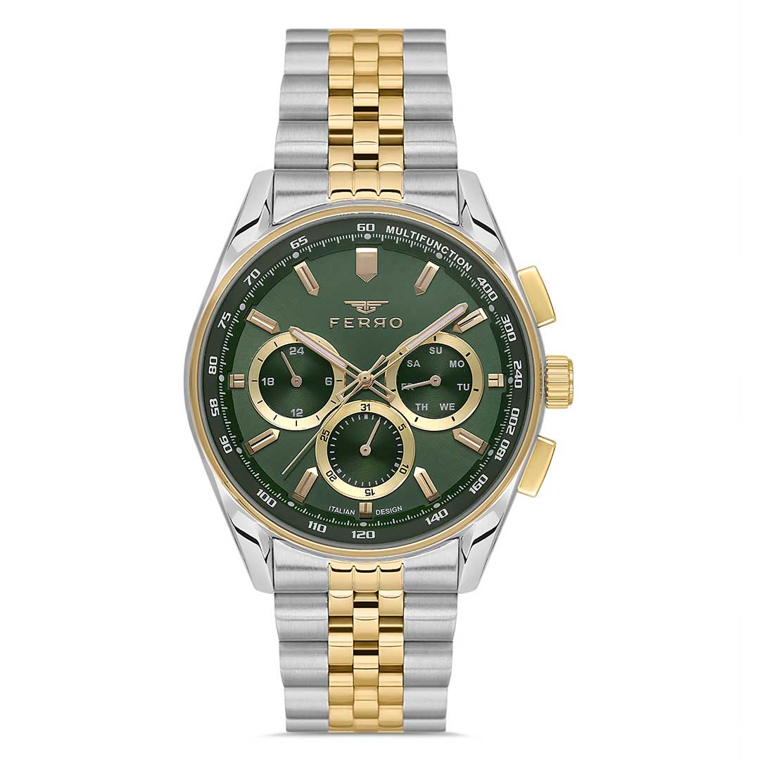 FERRO, FM11749A-D6 GREEN MEN'S WATCH - Khaled Watches Lebanon