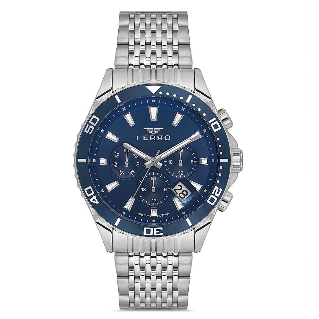 FERRO, FM11751A-A3 BLUE MEN'S WATCH - Khaled Watches Lebanon