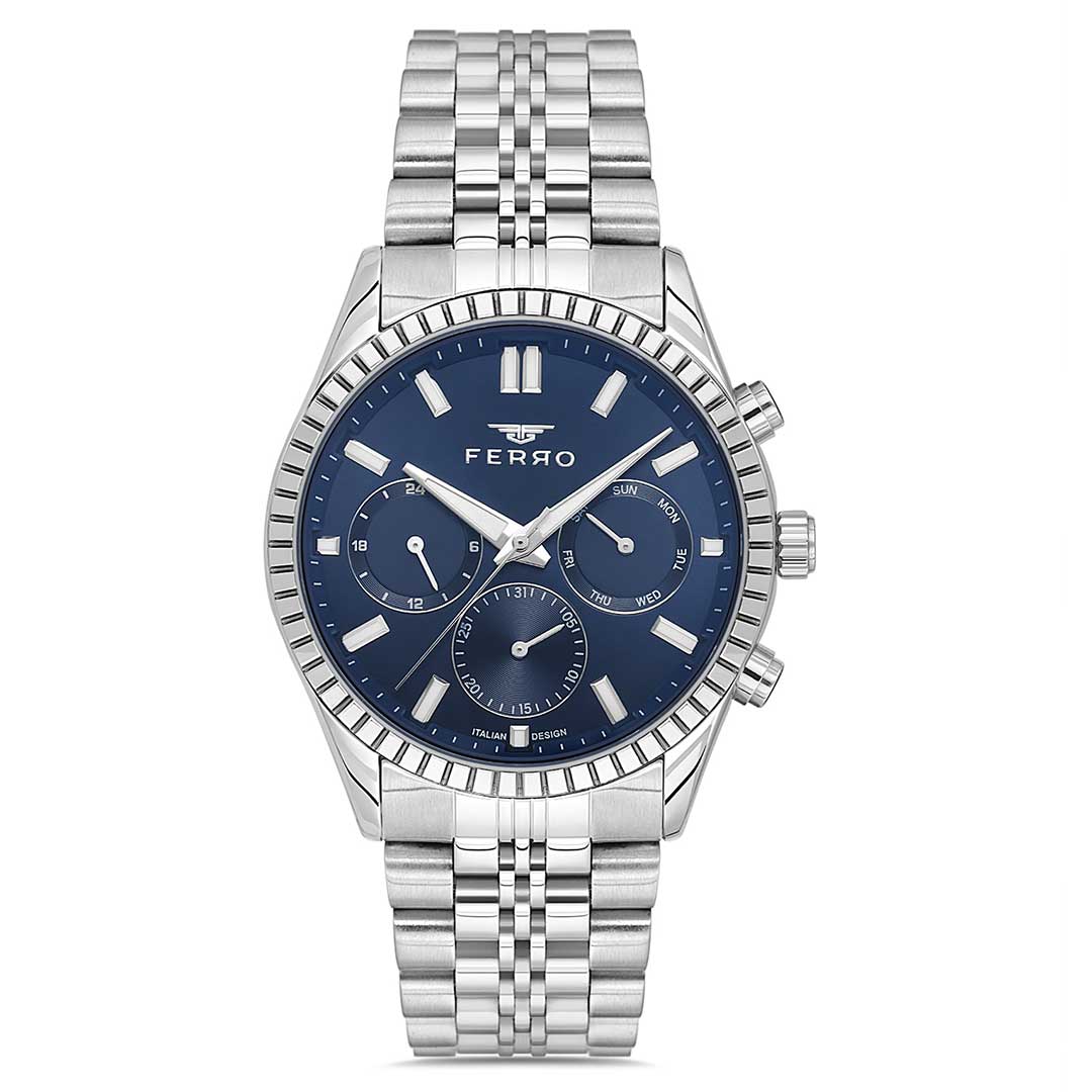 FERRO, FM11756A-A3 BLUE MEN'S WATCH - Khaled Watches Lebanon