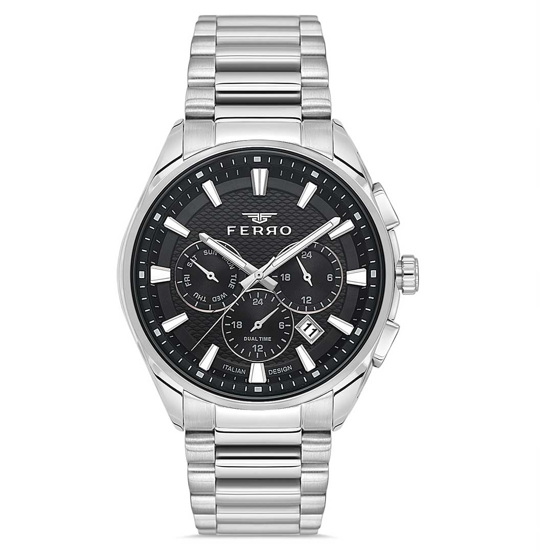 FERRO, FM11757A-A2 BLACK MEN'S WATCH - Khaled Watches Lebanon