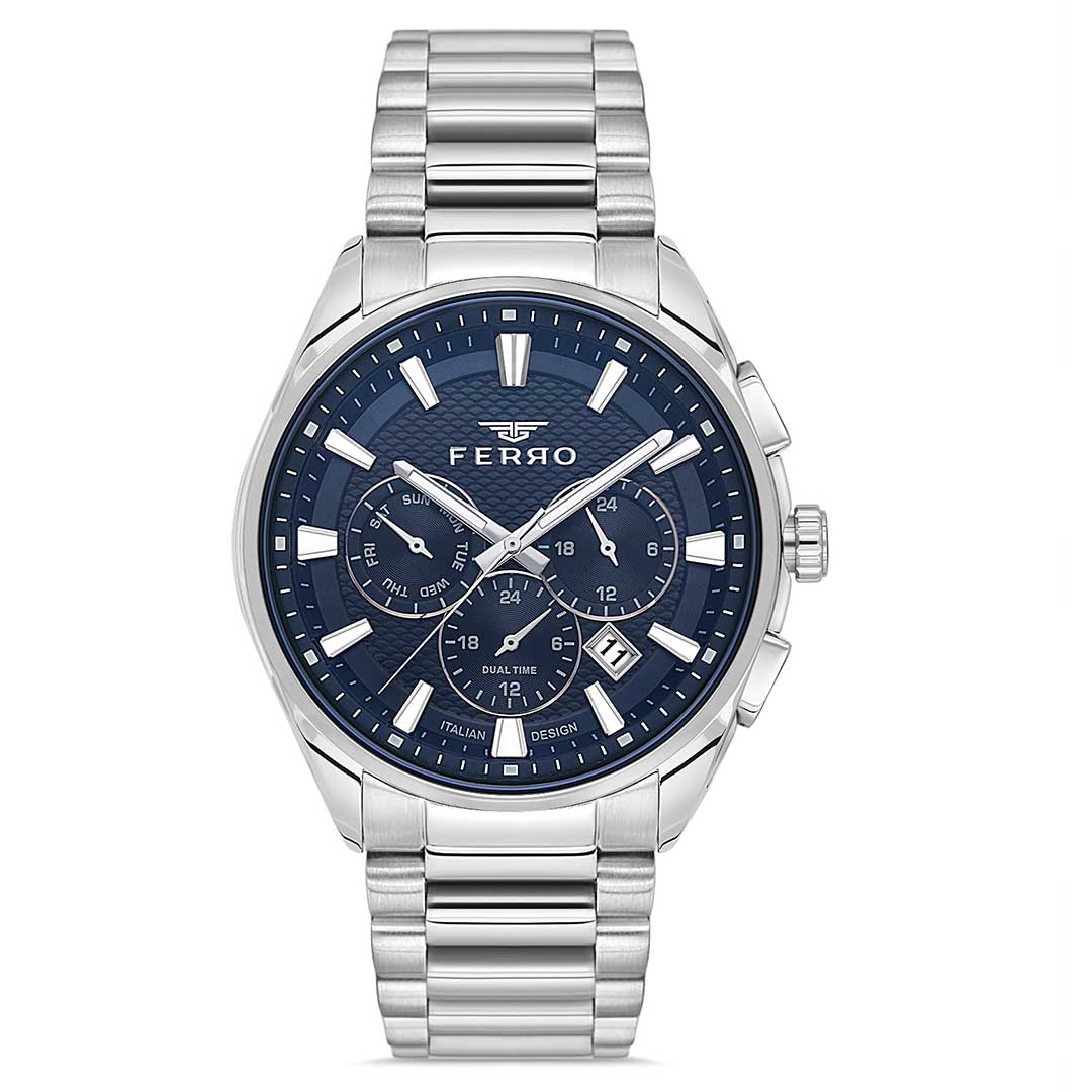 FERRO, FM11757A-A3 BLUE MEN'S WATCH - Khaled Watches Lebanon