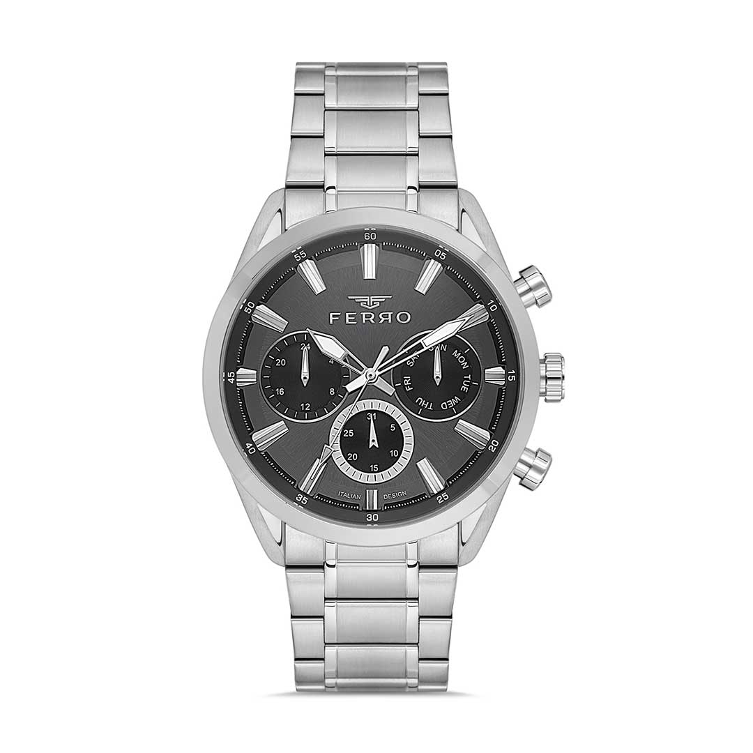 FERRO, FM11758A-A2 BLACK MEN'S WATCH - Khaled Watches Lebanon