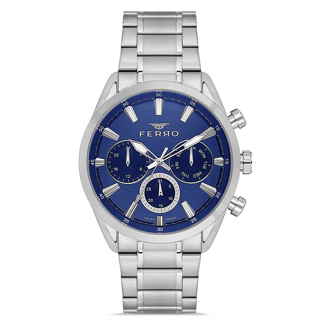 FERRO, FM11758A-A3 BLUE MEN'S WATCH - Khaled Watches Lebanon