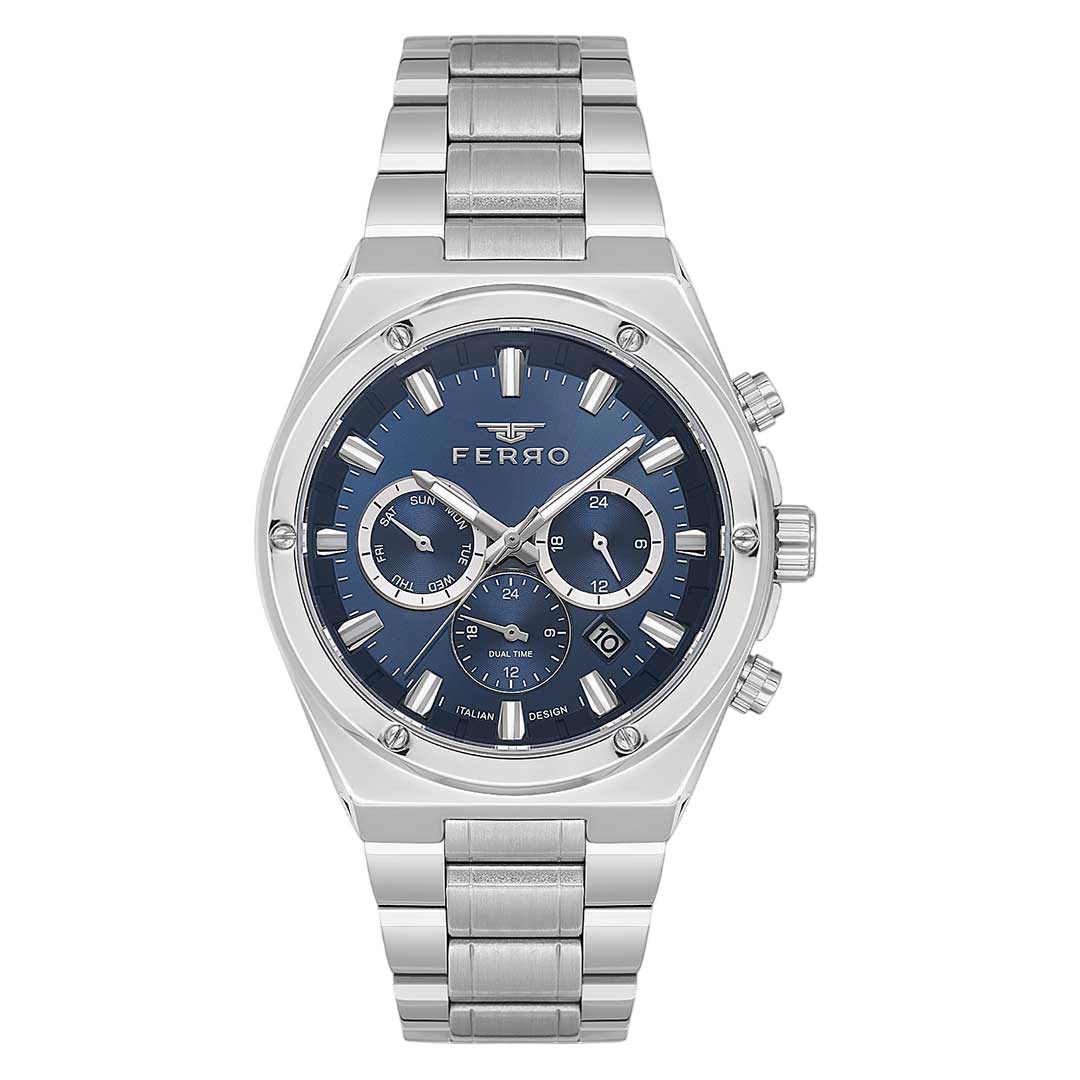 FERRO, FM11776A-A3 BLUE MEN'S WATCH - Khaled Watches Lebanon