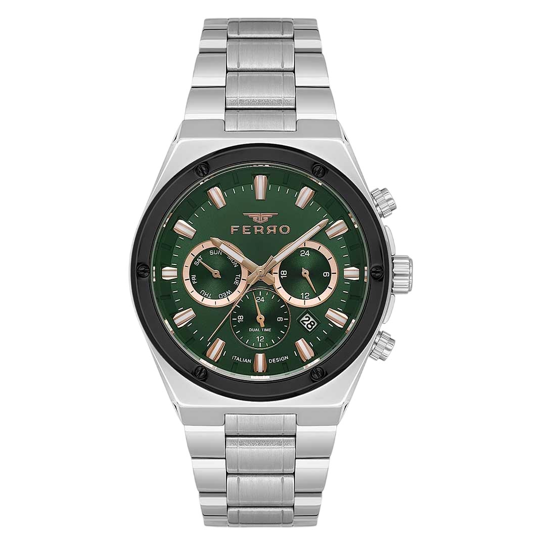 FERRO, FM11776A-J10 GREEN MEN'S WATCH - Khaled Watches Lebanon