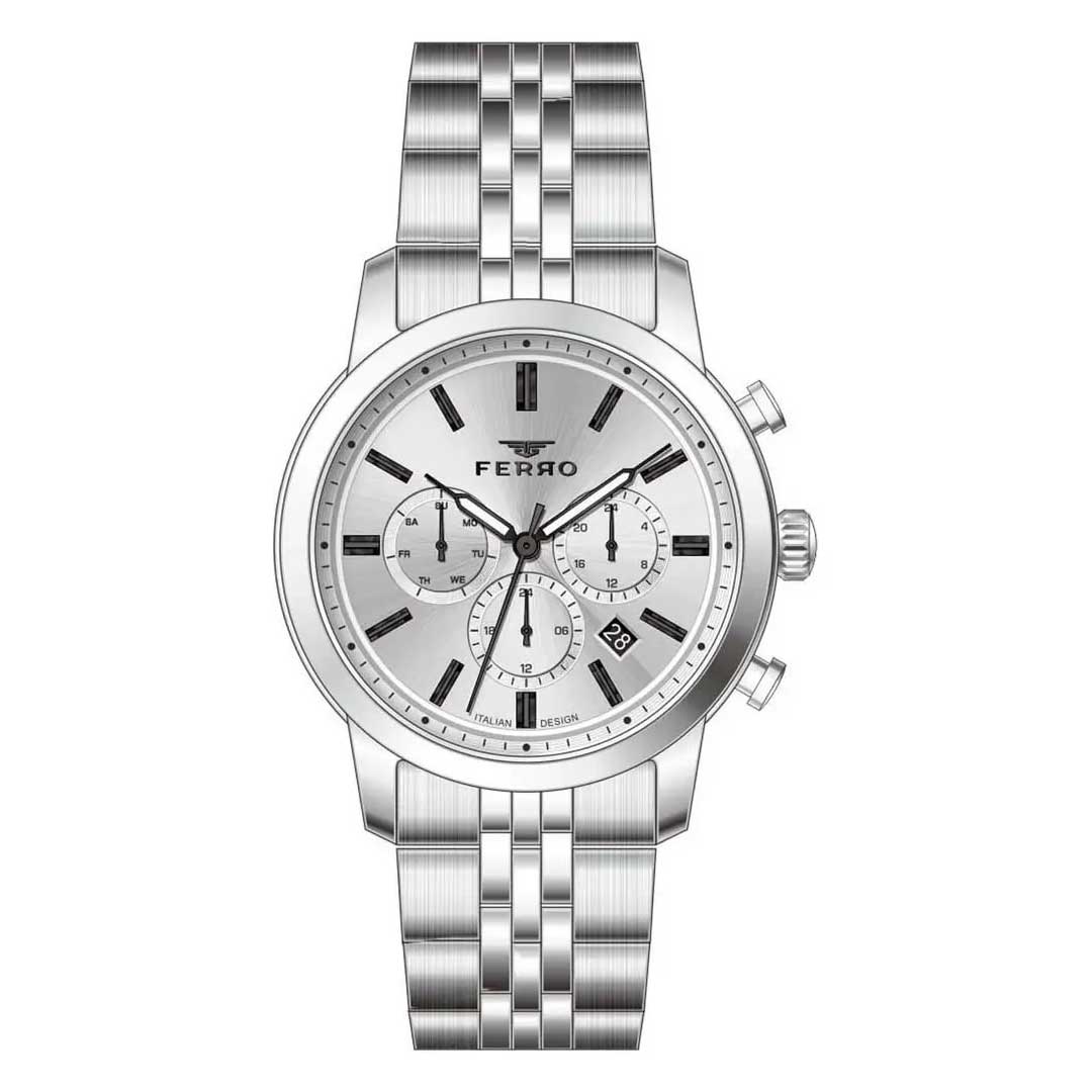 FERRO, FM11777A-A STAINLESS STEEL MEN'S WATCH - Khaled Watches Lebanon