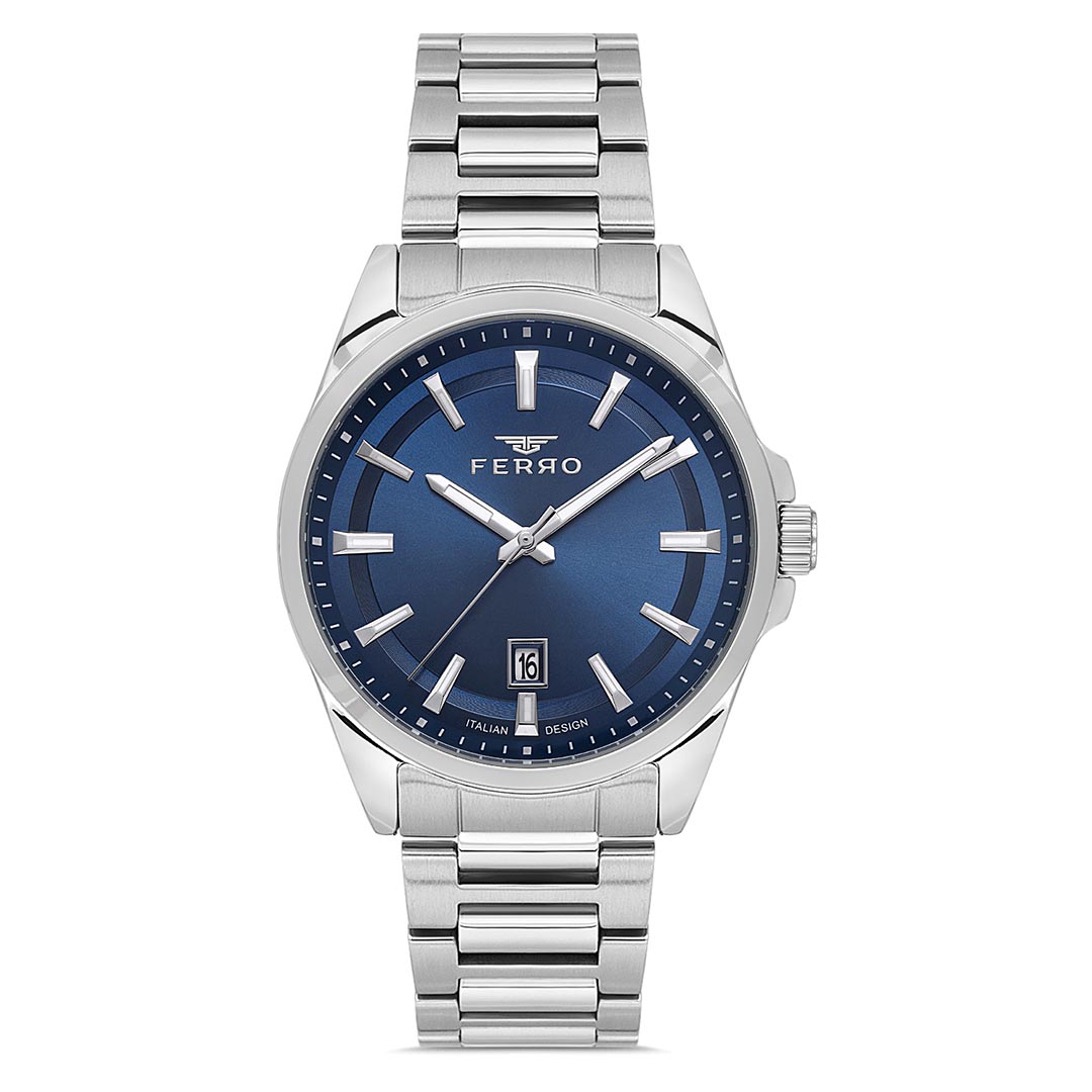 FERRO, FM11778A-A3 BLUE MEN'S WATCH - Khaled Watches Lebanon