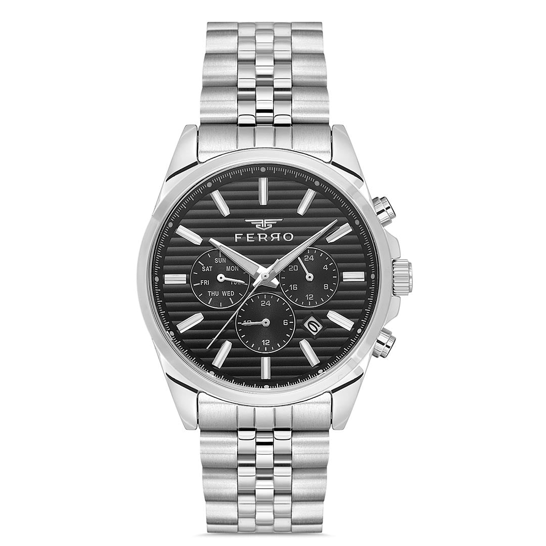 FERRO, FM11780A-A2 BLACK MEN'S WATCH - Khaled Watches Lebanon