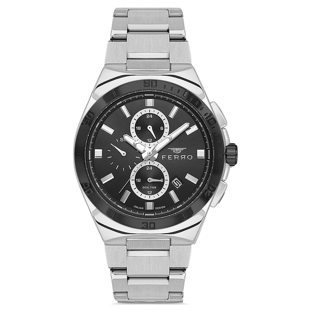 FERRO, FM11782A-J2 BLACK MEN'S WATCH - Khaled Watches Lebanon