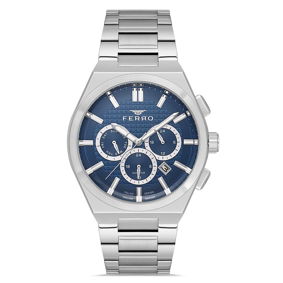 FERRO, FM11783A-A3 BLUE MEN'S WATCH - Khaled Watches Lebanon