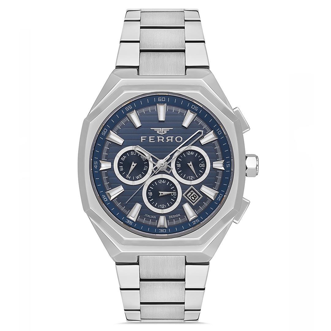 FERRO, FM11785A-A3 BLUE MEN'S WATCH - Khaled Watches Lebanon