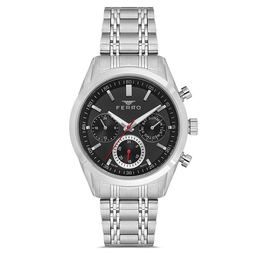 FERRO, FM40152A-A2 BLACK MEN'S WATCH - Khaled Watches Lebanon
