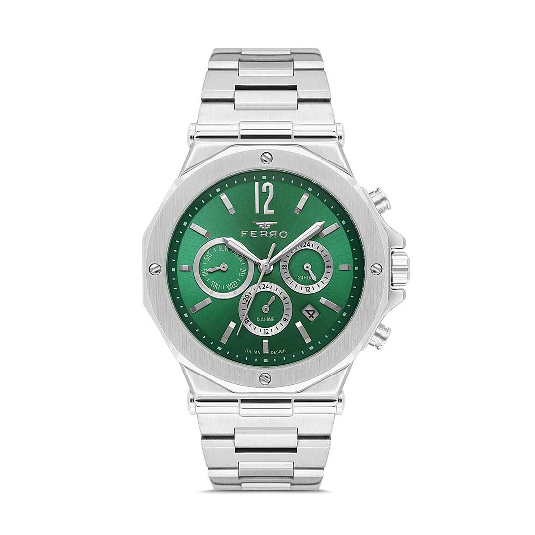 FERRO, FM43020A-A6 GREEN MEN'S WATCH - Khaled Watches Lebanon