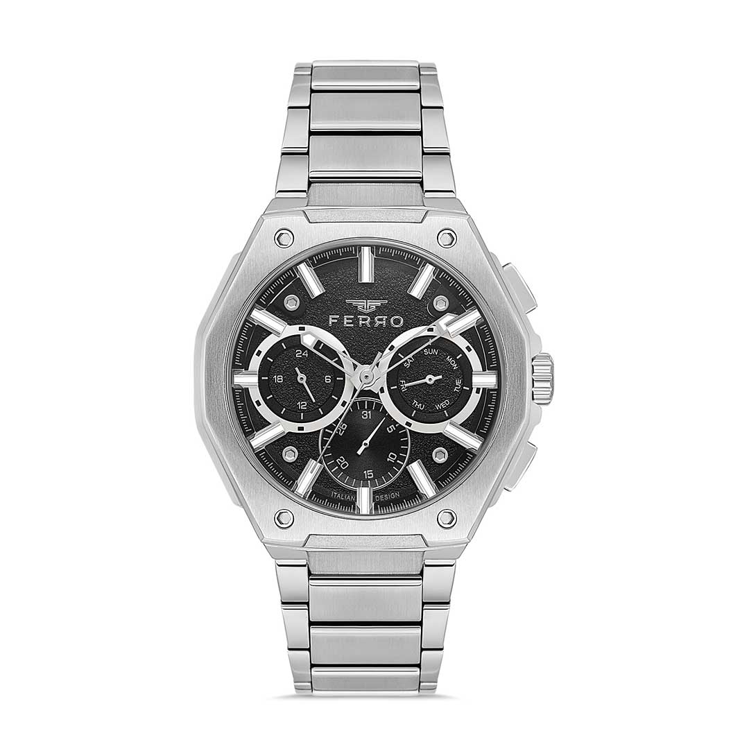 FERRO, FM43023A-A2 BLACK MEN'S WATCH - Khaled Watches Lebanon