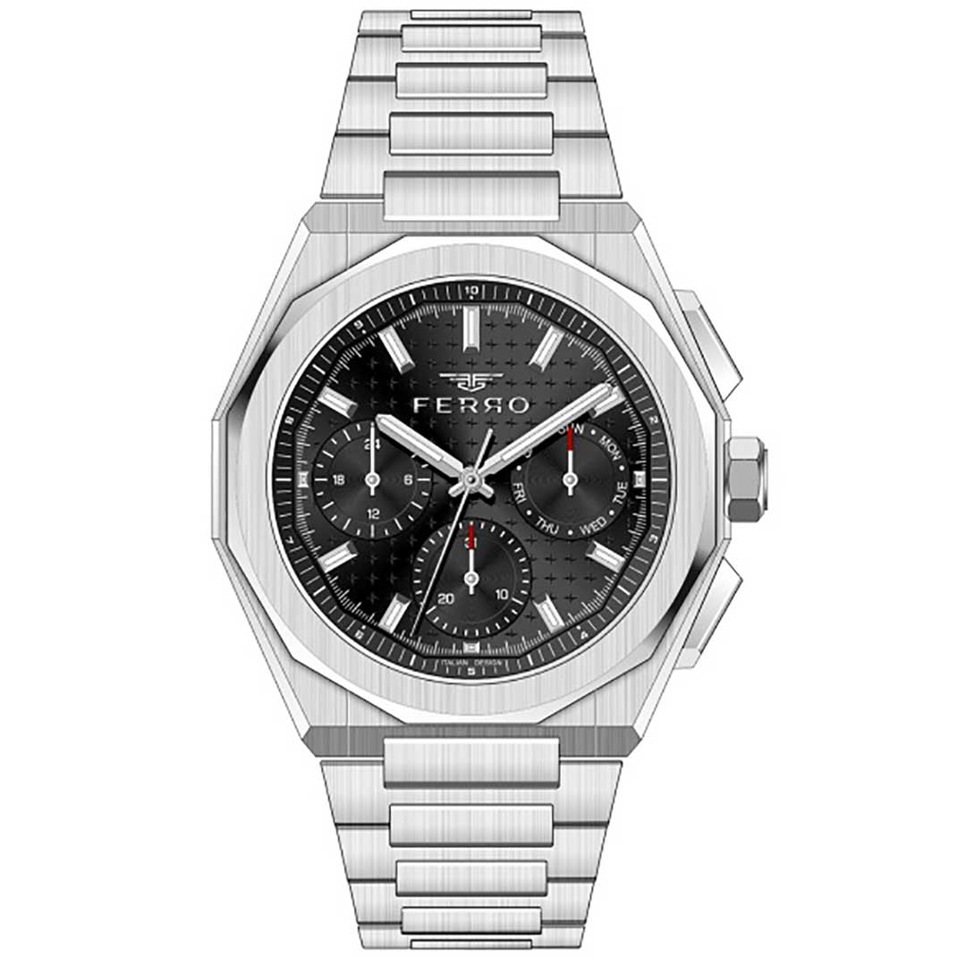 FERRO, FM43013A-A2 BLACK MEN'S WATCH - Khaled Watches Lebanon