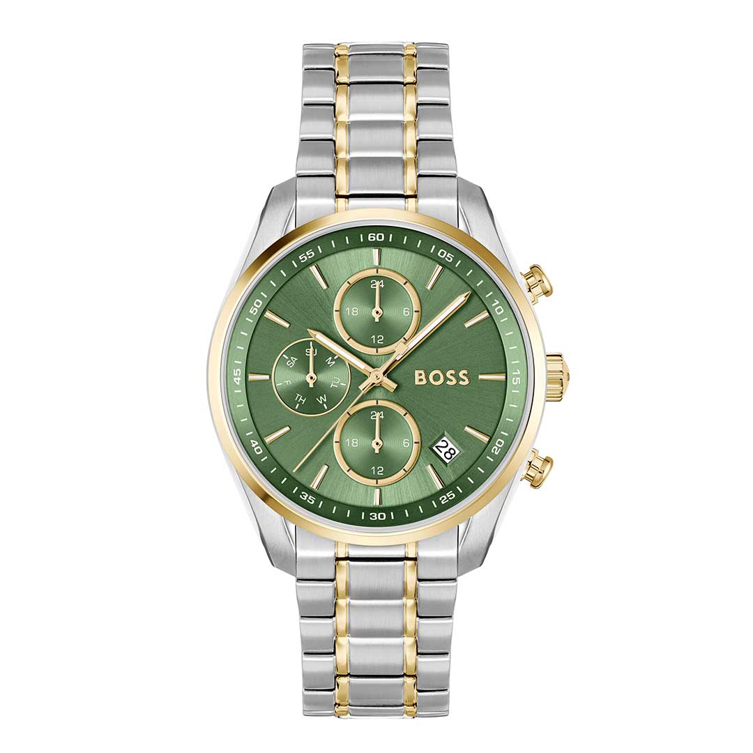Boss Grand Tour Two-Tone watch, authentic, Lebanon