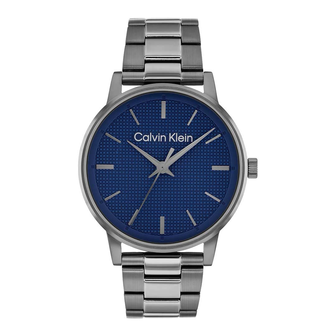 Calvin Klein Linked gun metal men's watch - Khaled Watches Lebanon