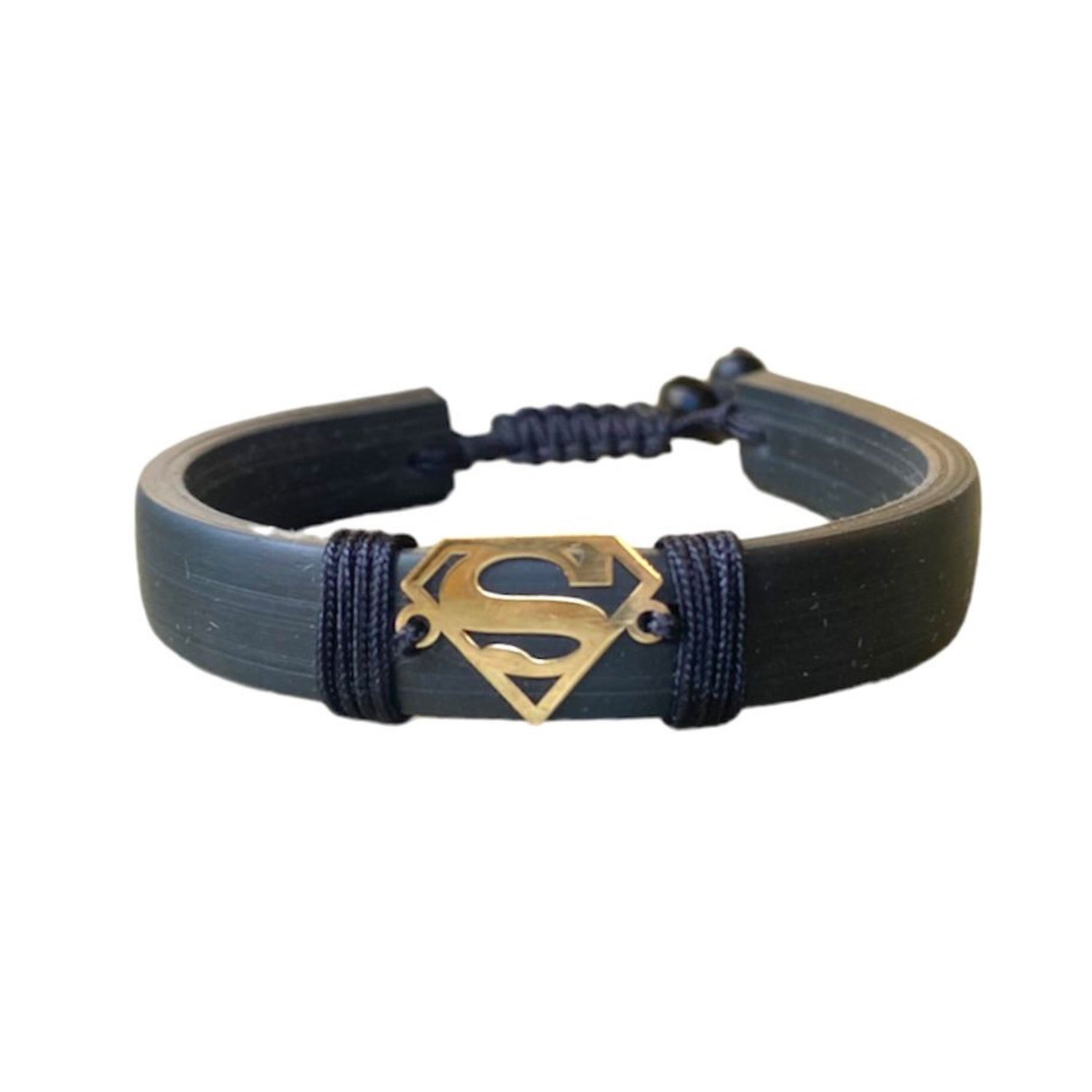 Superman 18K gold bracelet - Khaled Watches Lebanon