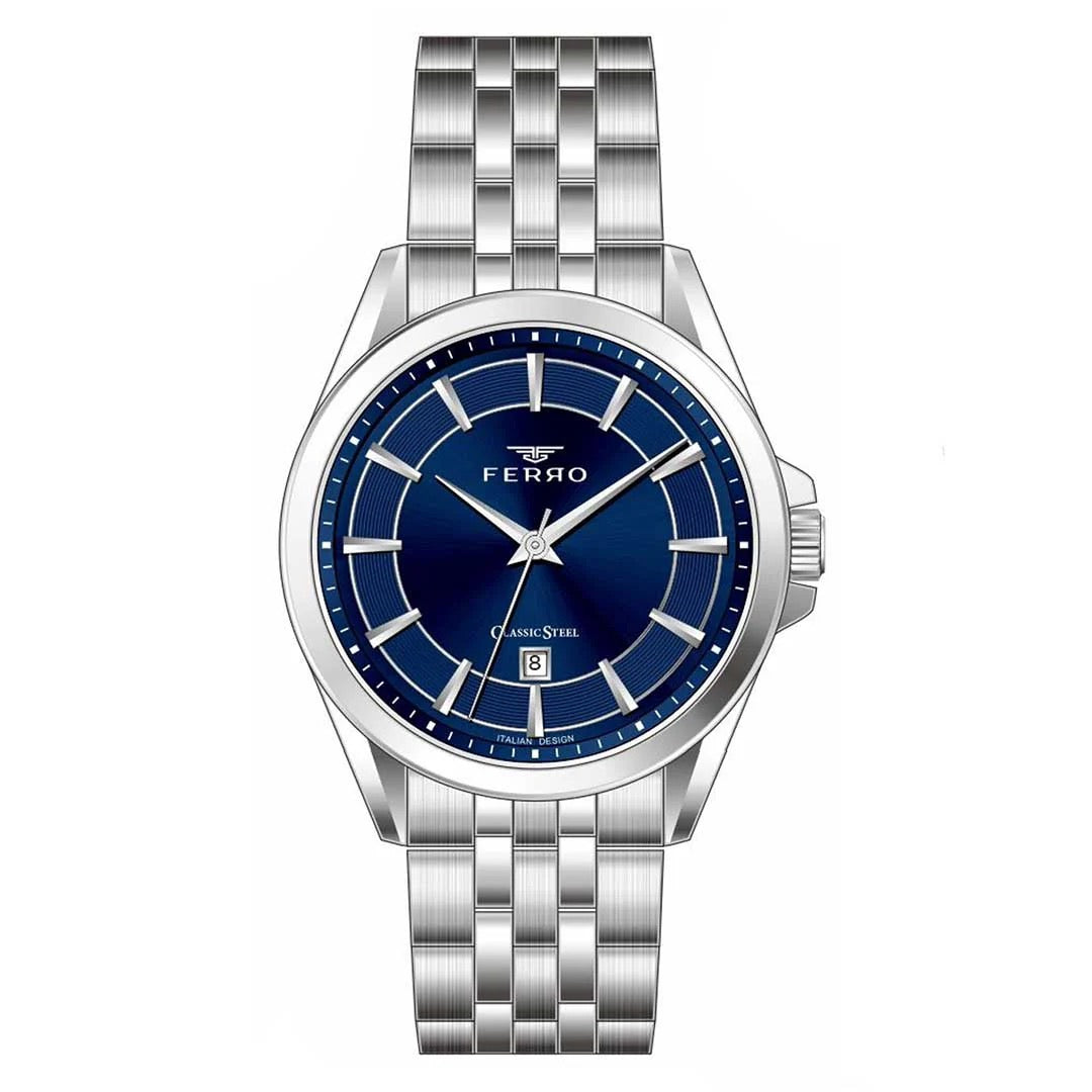 Ferro FM11748A-A3 Blue men's watch - Khaled Watches Lebanon