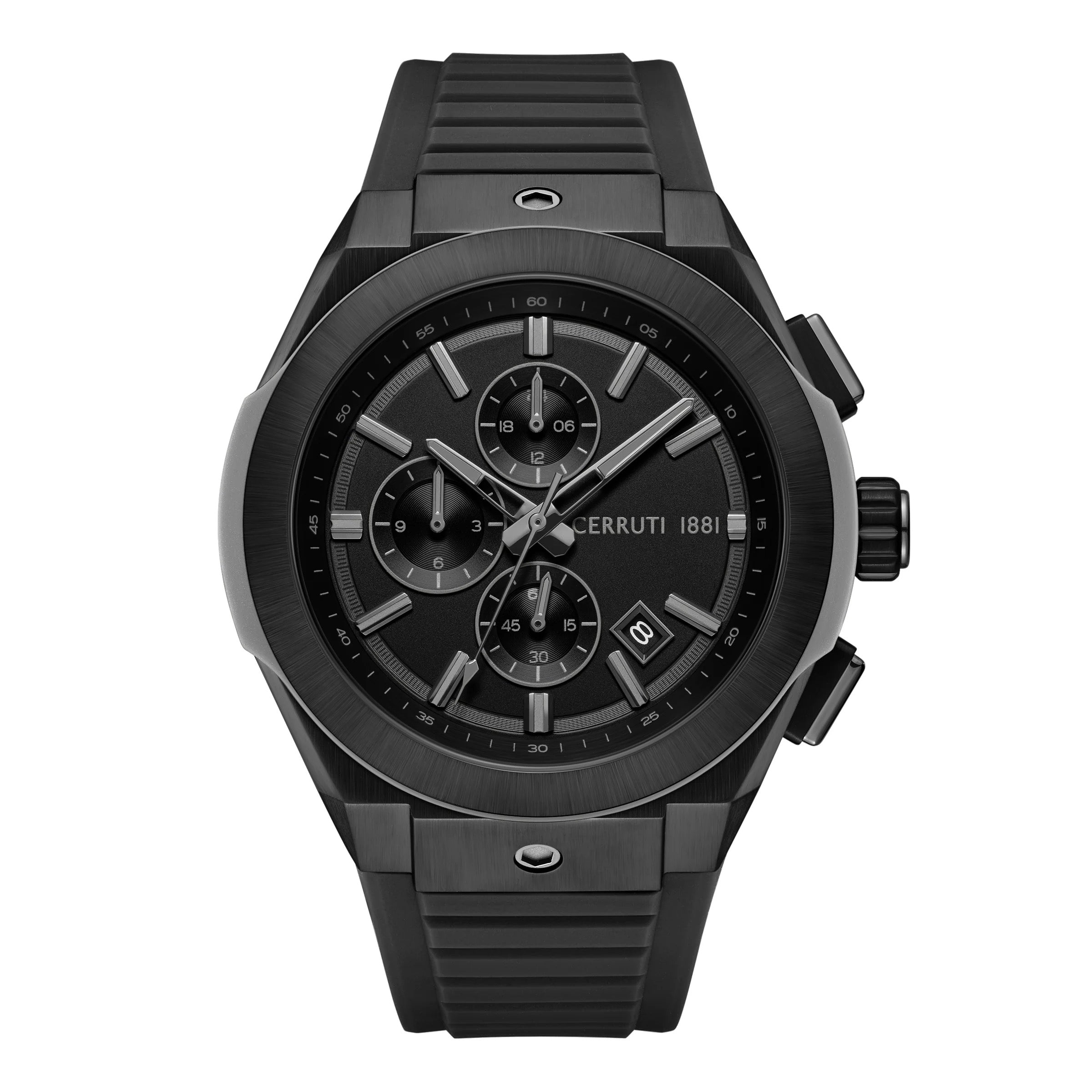 Cerruti 1881 Ruscello Black men's watch - Khaled Watches Lebanon