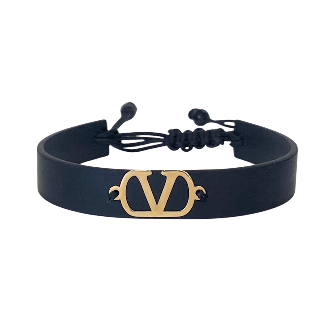 V 18K gold bracelet - Khaled Watches Lebanon