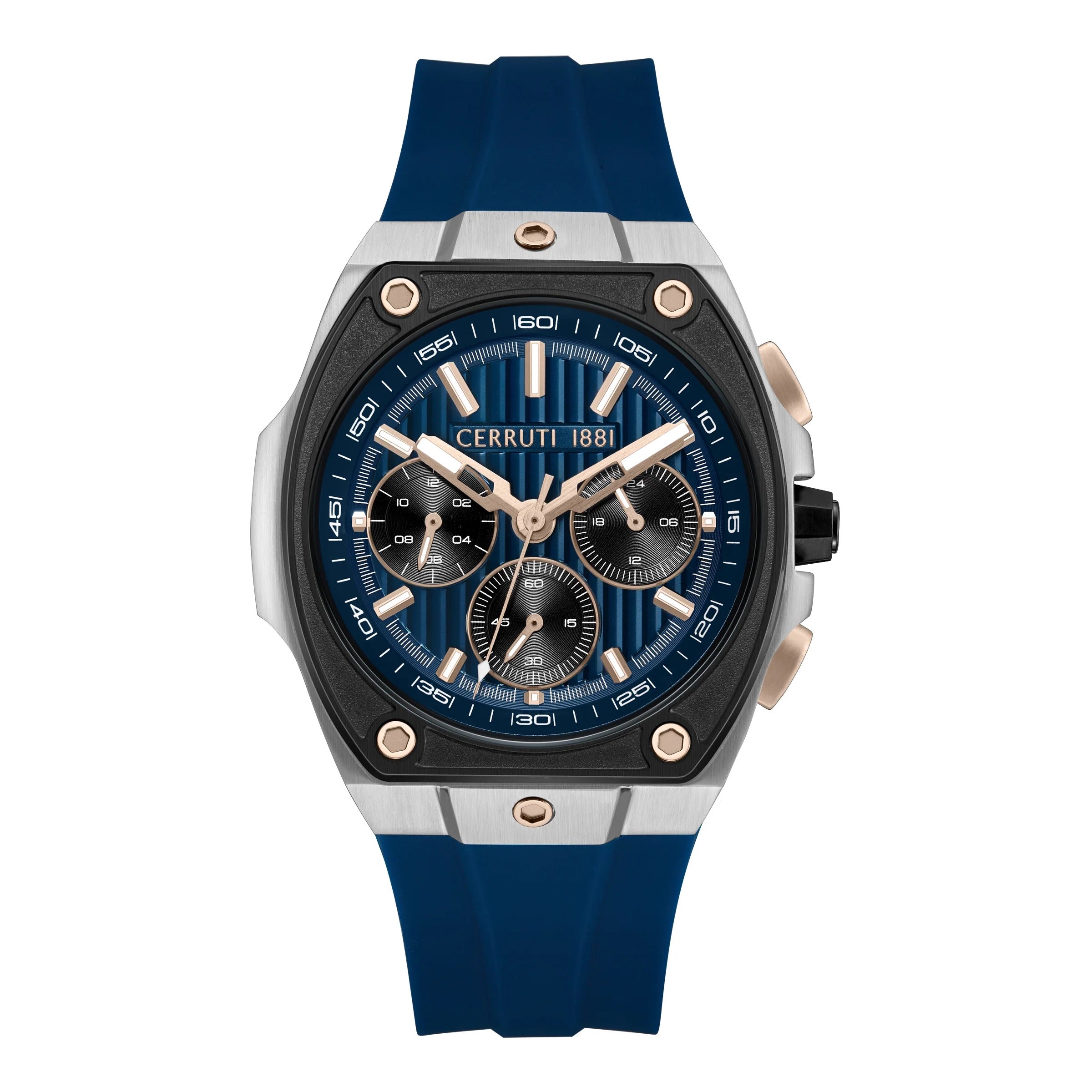 Cerruti 1881 Cavedago Blue men's watch - Khaled Watches Lebanon