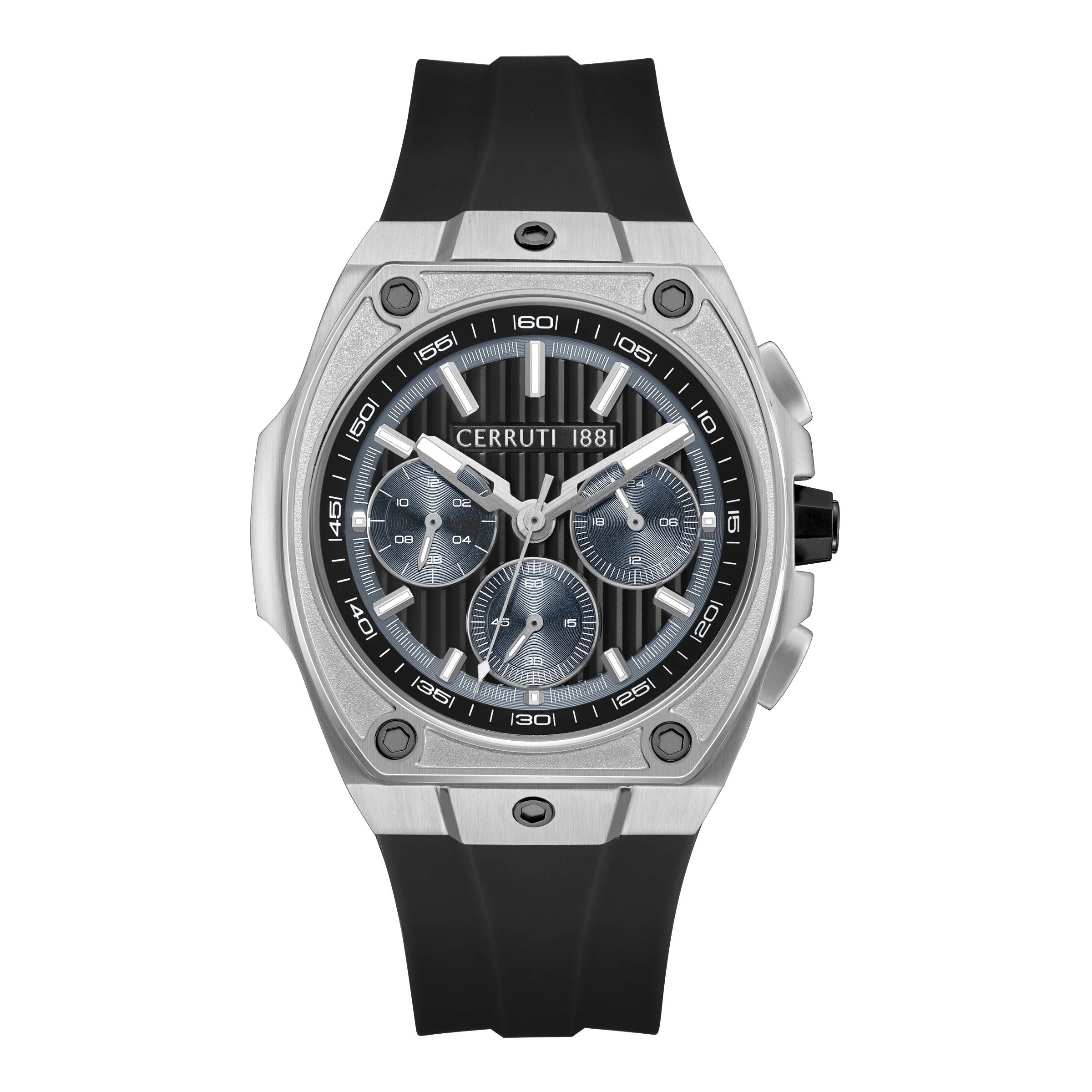 CERRUTI 1881, CAVEDAGO BLACK MEN'S WATCH