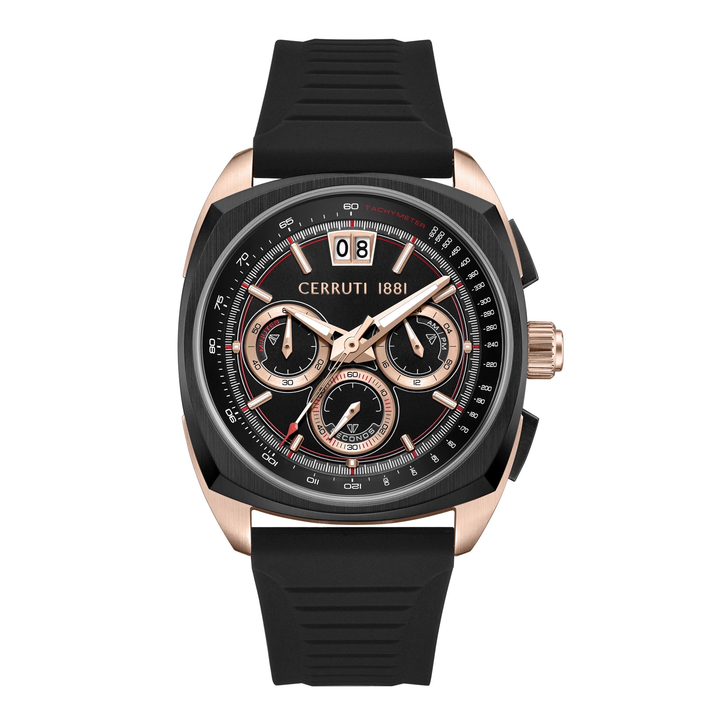 Cerruti 1881 Cuneo Black men's watch - Khaled Watches Lebanon