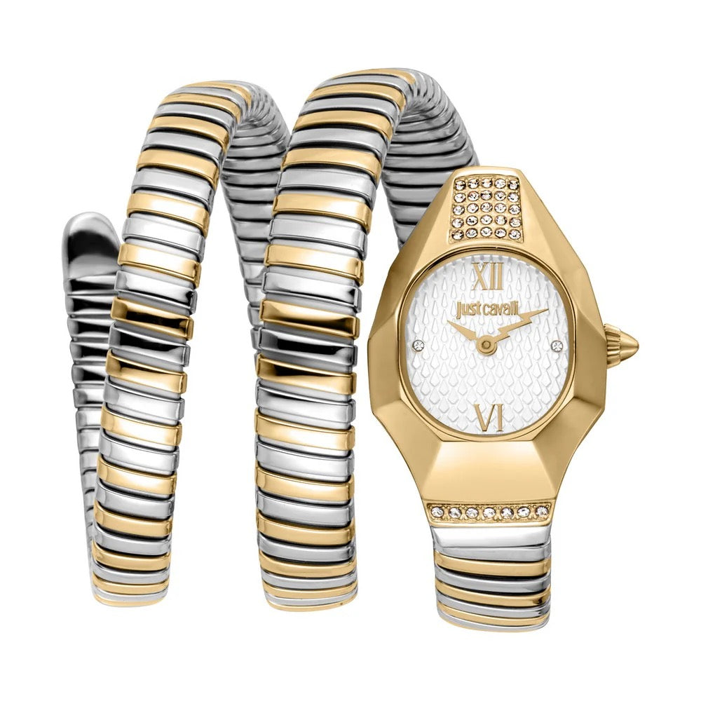 Just Cavalli Lunara Two Tones women's watch - Khaled Watches Lebanon