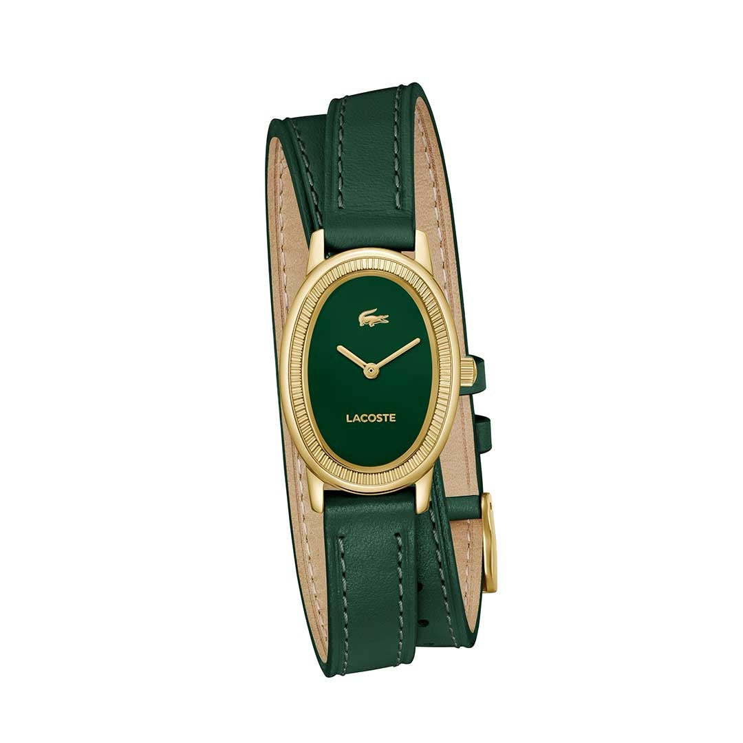 Lacoste Parisienne Green Two Loops watch - Khaled Watches Lebanon