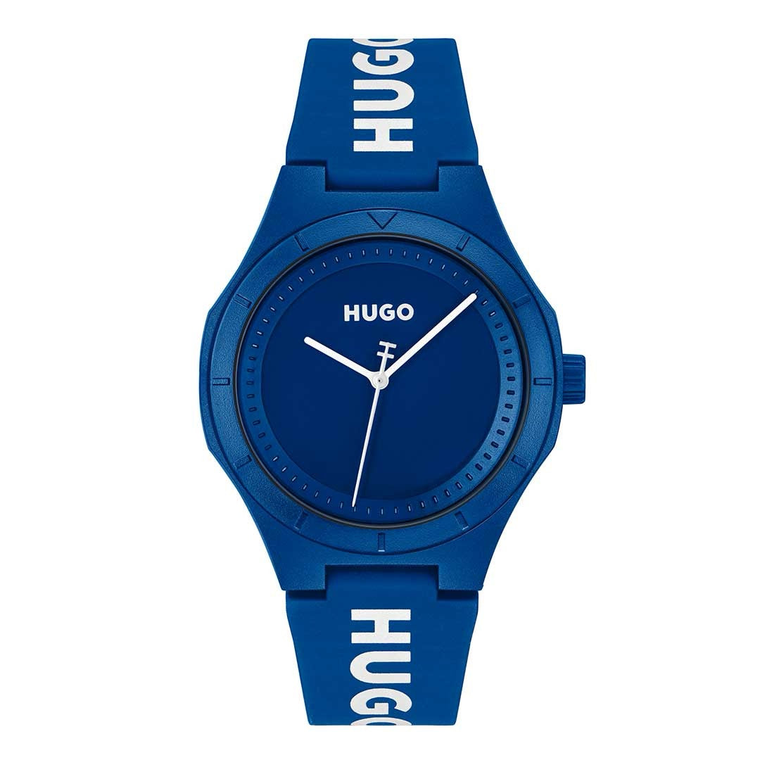 Hugo Lit Blue men's watch - Khaled Watches Lebanon