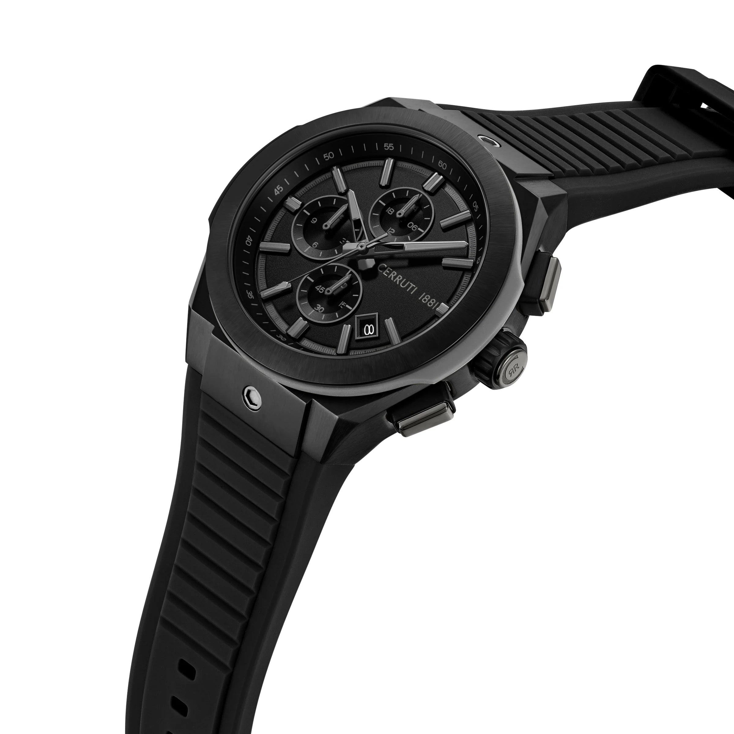 CERRUTI 1881, RUSCELLO BLACK MEN'S WATCH