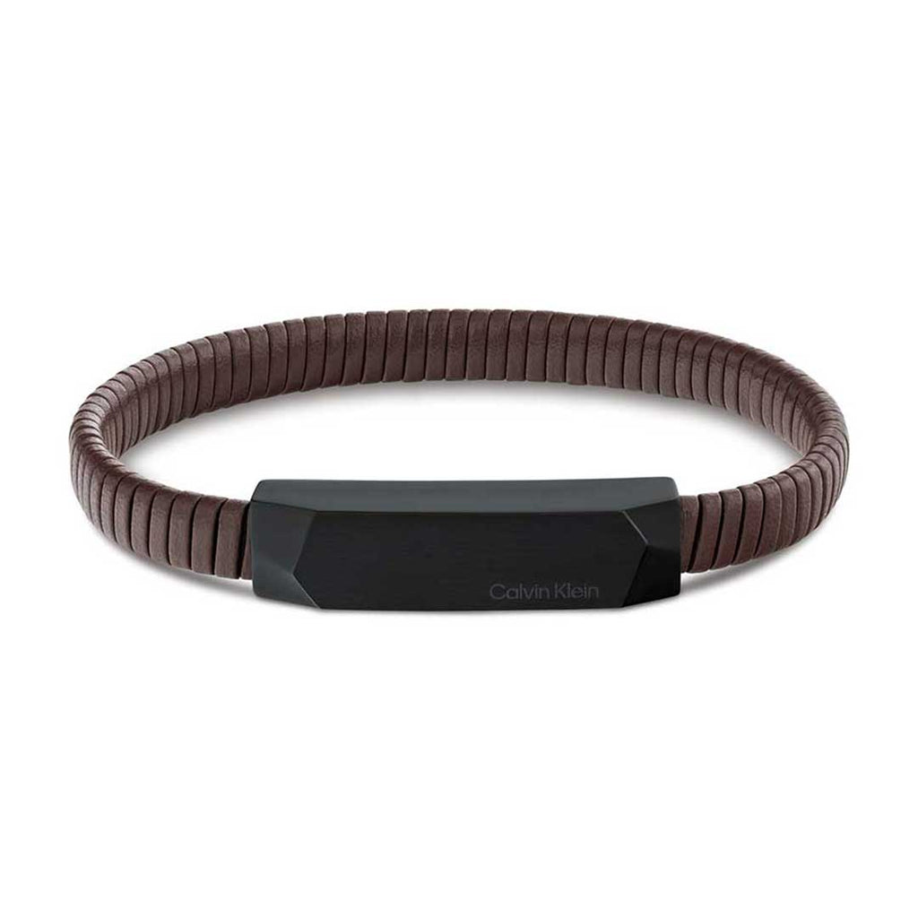 CALVIN KLEIN, MAGNIFY BROWN BRACELET - Khaled Watches Lebanon