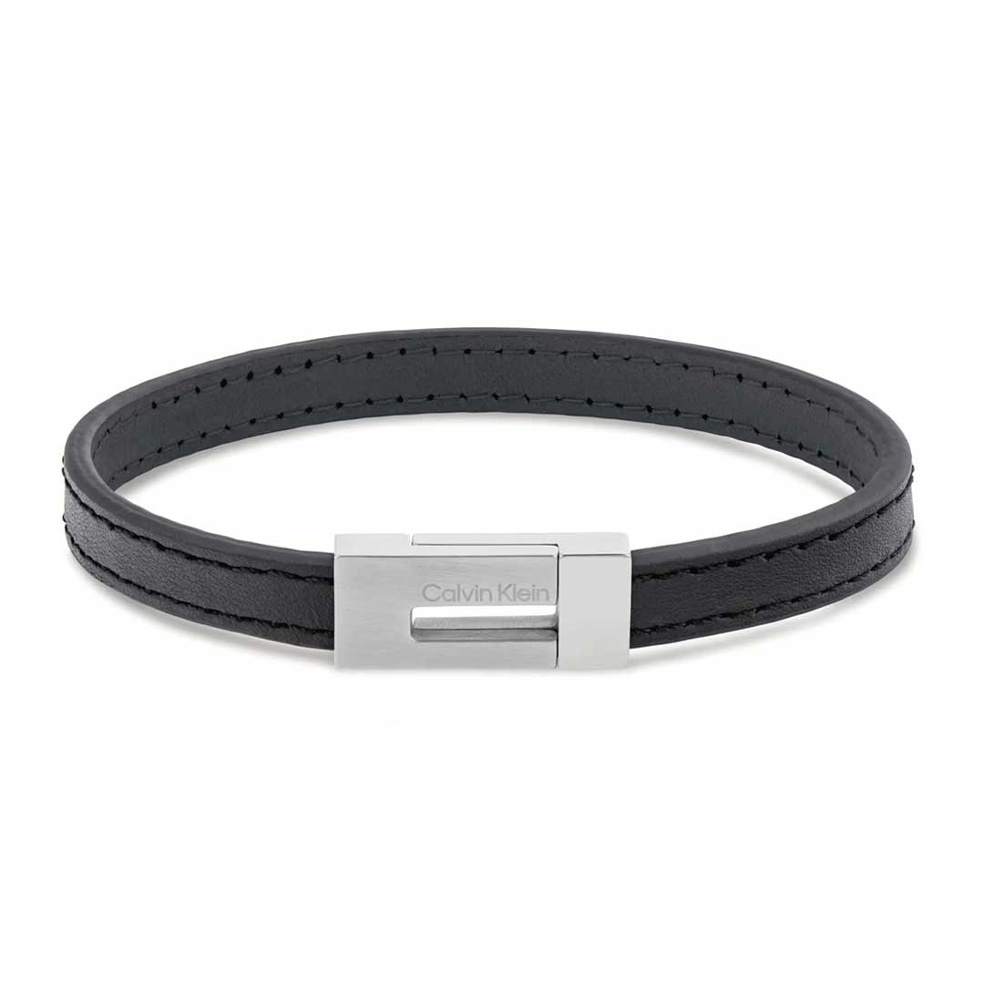 CALVIN KLEIN, EXPOSED BLACK BRACELET - Khaled Watches Lebanon