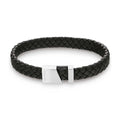 CALVIN KLEIN, INDUSTRIAL HARDWARE SILVER AND BLACK BRACELET - Khaled Watches Lebanon