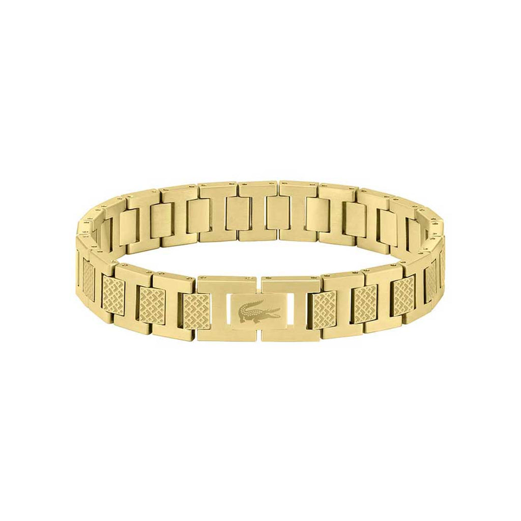 LACOSTE, METROPOLE YELLOW GOLD PLATED BRACELET - Khaled Watches Lebanon