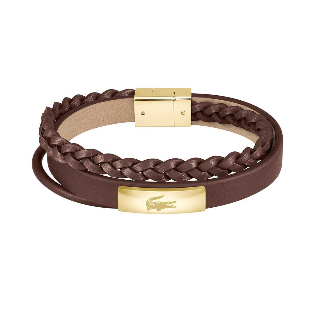 LACOSTE, FUSION BROWN BRACELET - Khaled Watches Lebanon