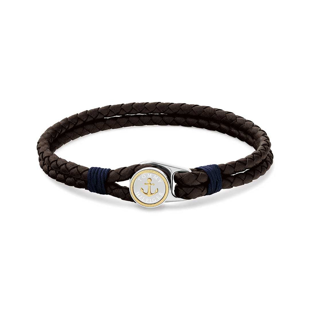 TOMMY HILFIGER, NAUTICAL BROWN BRACELET - Khaled Watches Lebanon