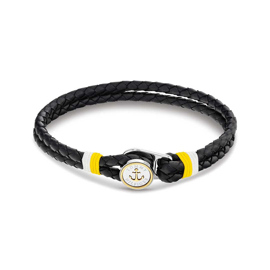 TOMMY HILFIGER, NAUTICAL BLACK BRACELET II - Khaled Watches Lebanon