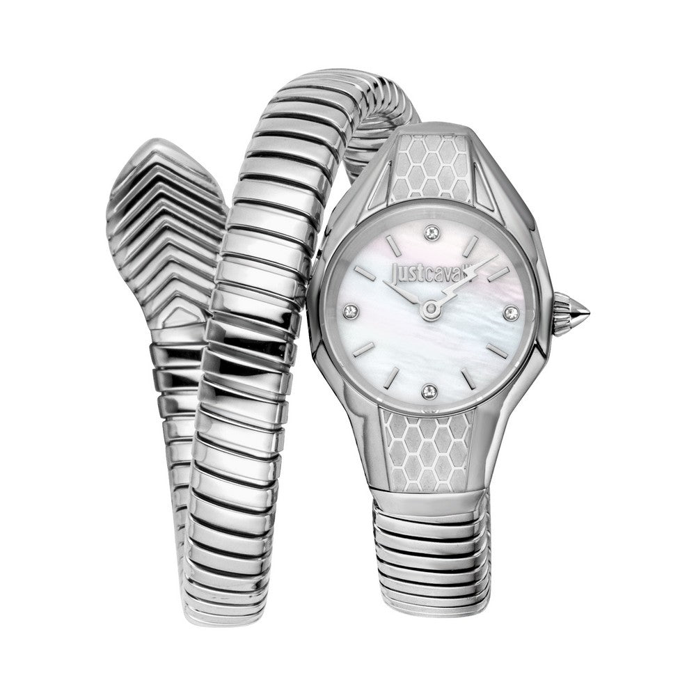 Just Cavalli Vivace stainless steel MOP women's watch, Khaled Watches Lebanon