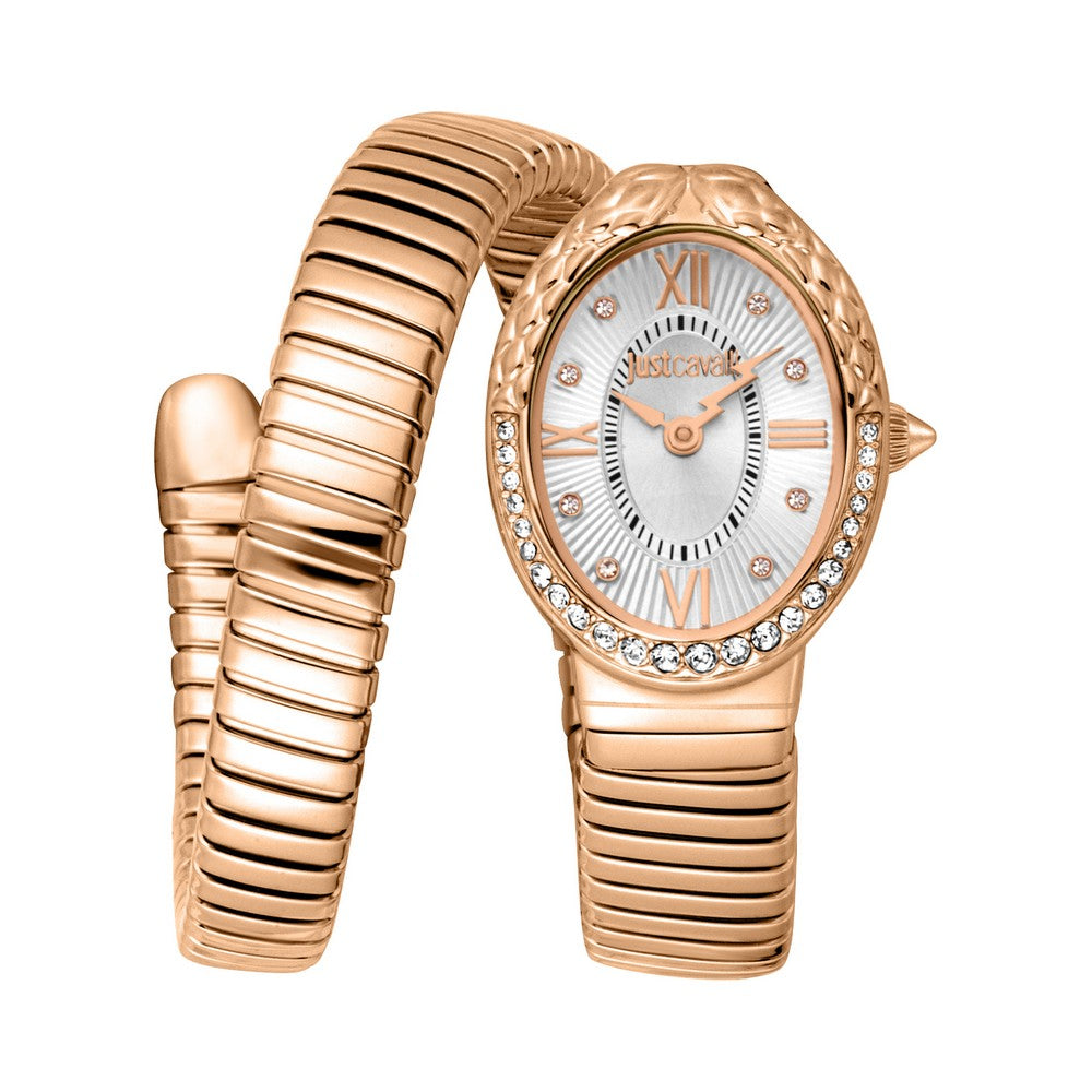 Just Cavalli Fiore pink gold women's watch, Khaled Watches Lebanon