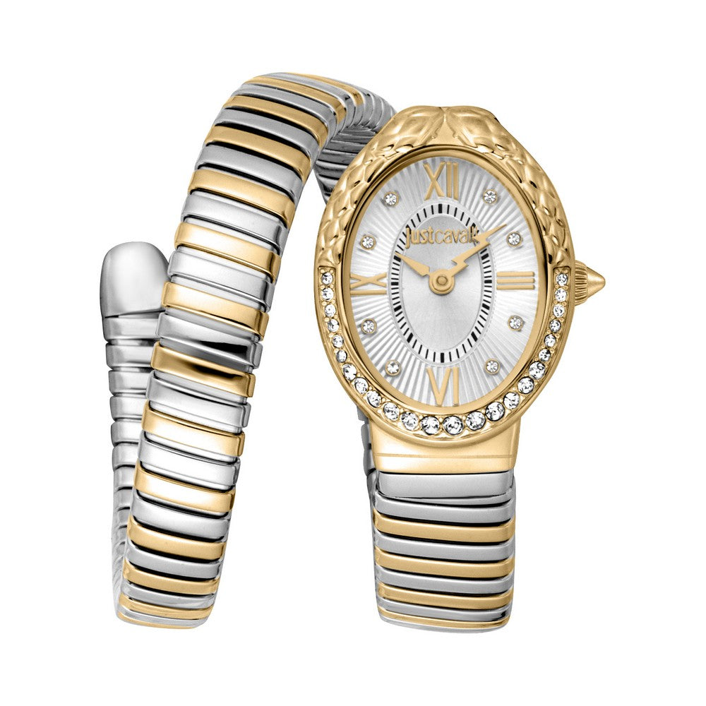 Just Cavalli Fiore two-tone women's watch, Khaled Watches Lebanon