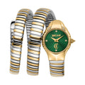Just Cavalli Amanta two-tone green women's watch, Khaled Watches Lebanon