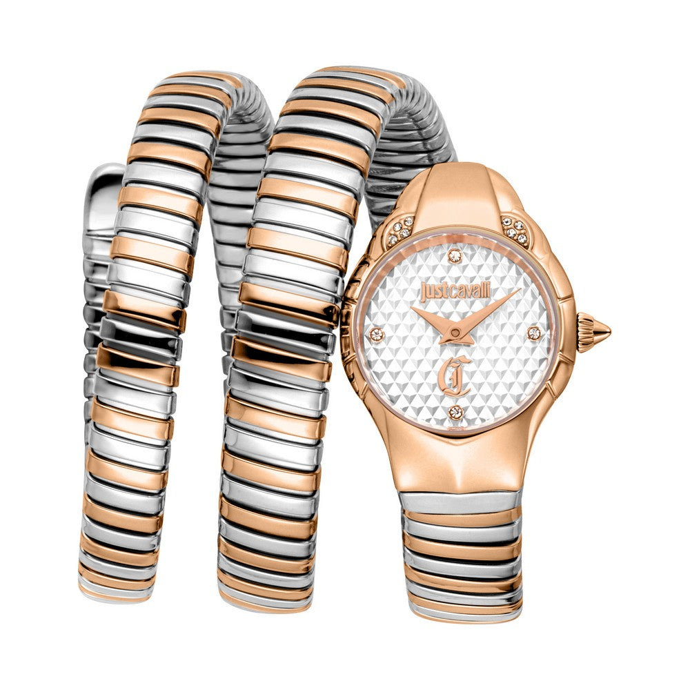 Just Cavalli Amanta two-tone stainless steel women's watch, Khaled Watches Lebanon
