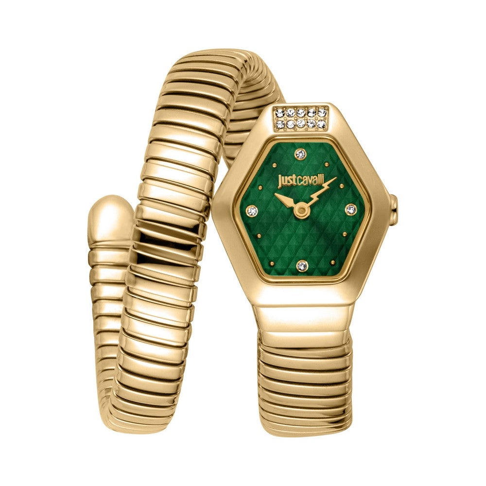 Just Cavalli Splora yellow gold women's watch, Khaled Watches Lebanon