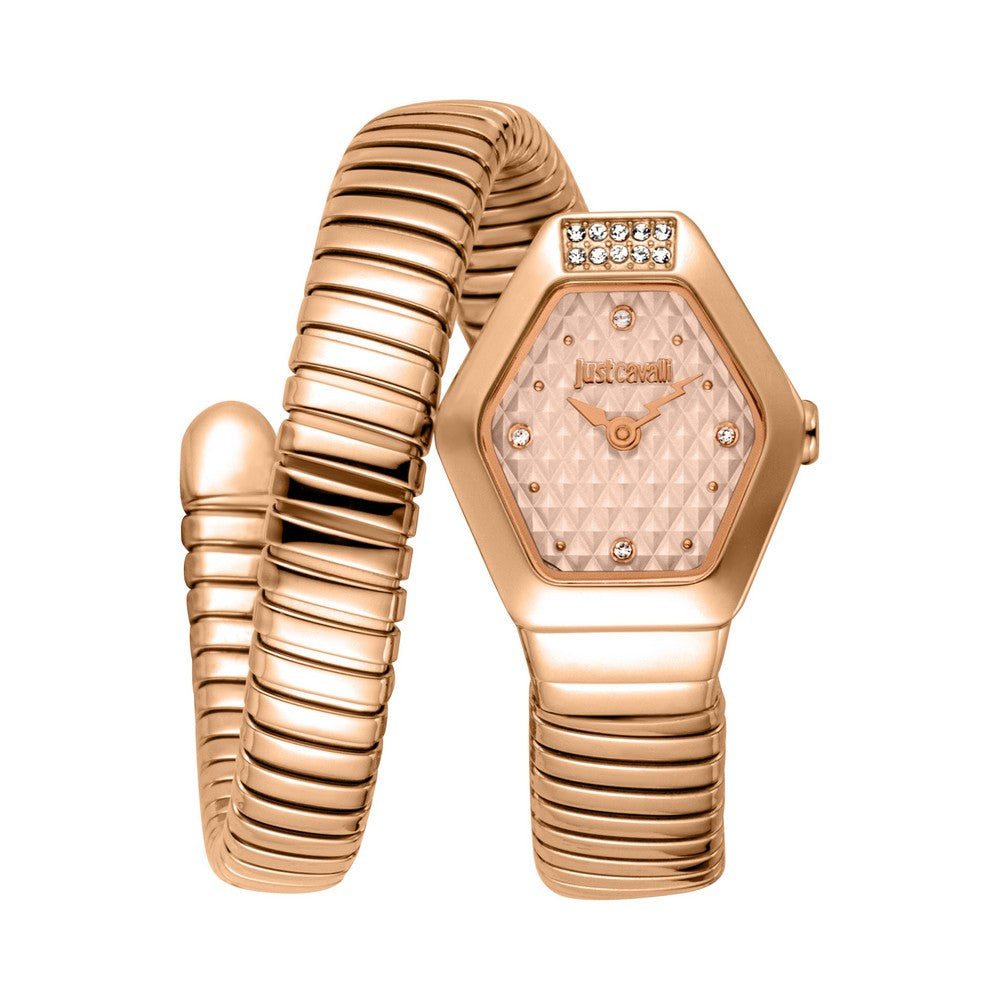 Just Cavalli Splora pink gold women's watch, Khaled Watches Lebanon