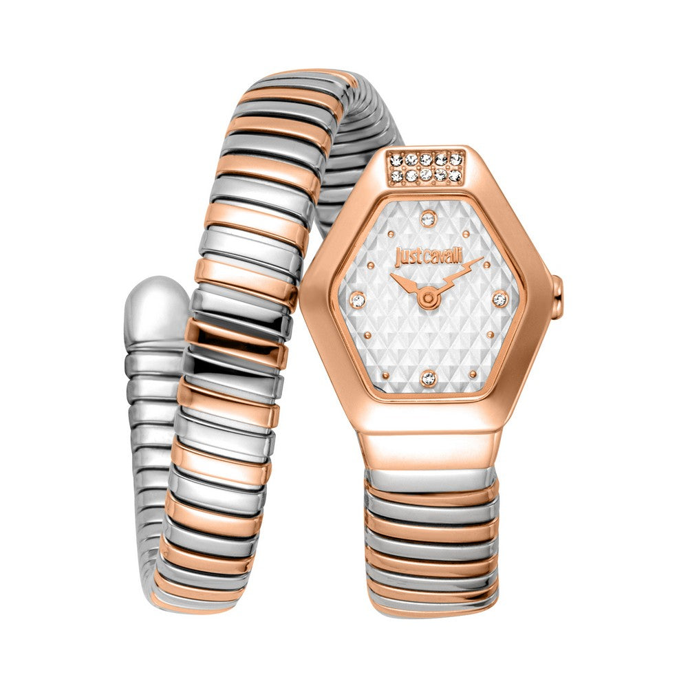 Just Cavalli Splora two-tone women's watch, Khaled Watches Lebanon